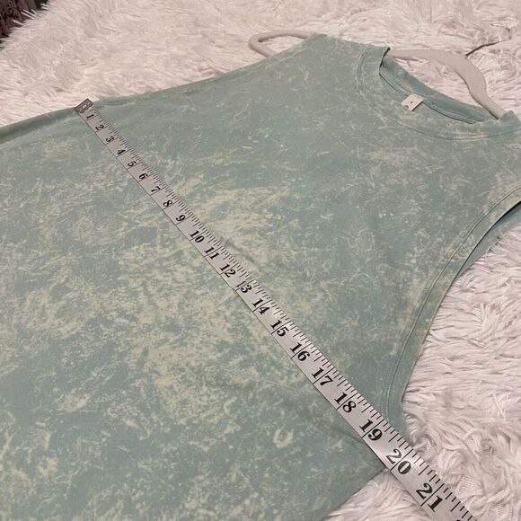 Lululemon All Yours Tank Top in Cloudy Wash Arctic Green Size 6 - Picture 4 of 7